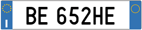 Truck License Plate